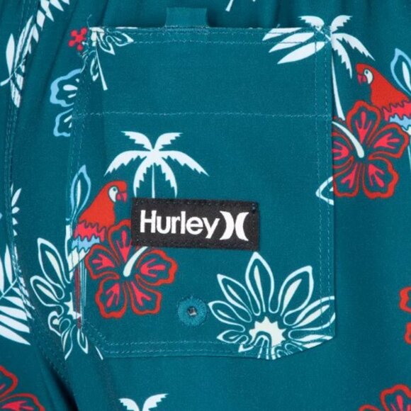 NWT Boys Hurley Punta Rocas Boardshorts XL 20 MSRP $38 Armoured Navy - Picture 6 of 11